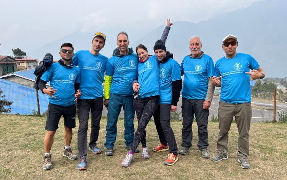 Fly to Lukla 2,840m from Kathmandu 1,355m and Trek to Phakding 2,610m