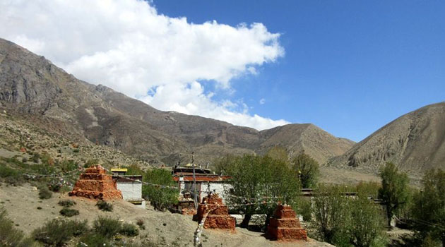 Dhagmar 640m to Lomangtang 3,810m