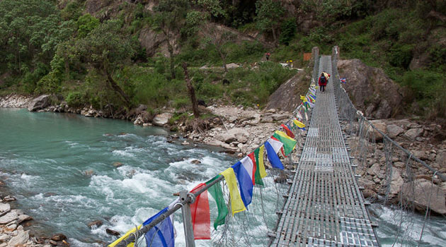 Drive from Kathmandu to Chetchet (1,500m), Trek to Simigaun (2,019m)