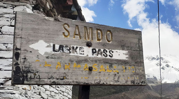 Trek from Samagaon to Samdo (3,860 m)