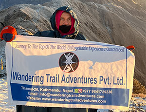 Mardi Himal Base Camp 4,500m  and back to Badal Danda (High Camp 3,600m)