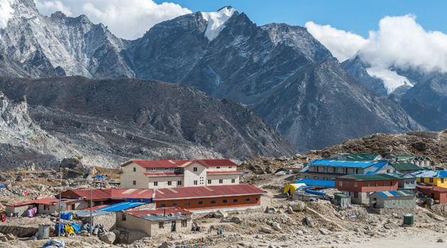 Trek to Gorakshep 5,140m from Lobuche then Everest Base Camp 5,364m and Back to Gorakshep 5,140m