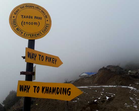 Trek from Jhapre 2,921m to Pikey Peak Base Camp 3,640m