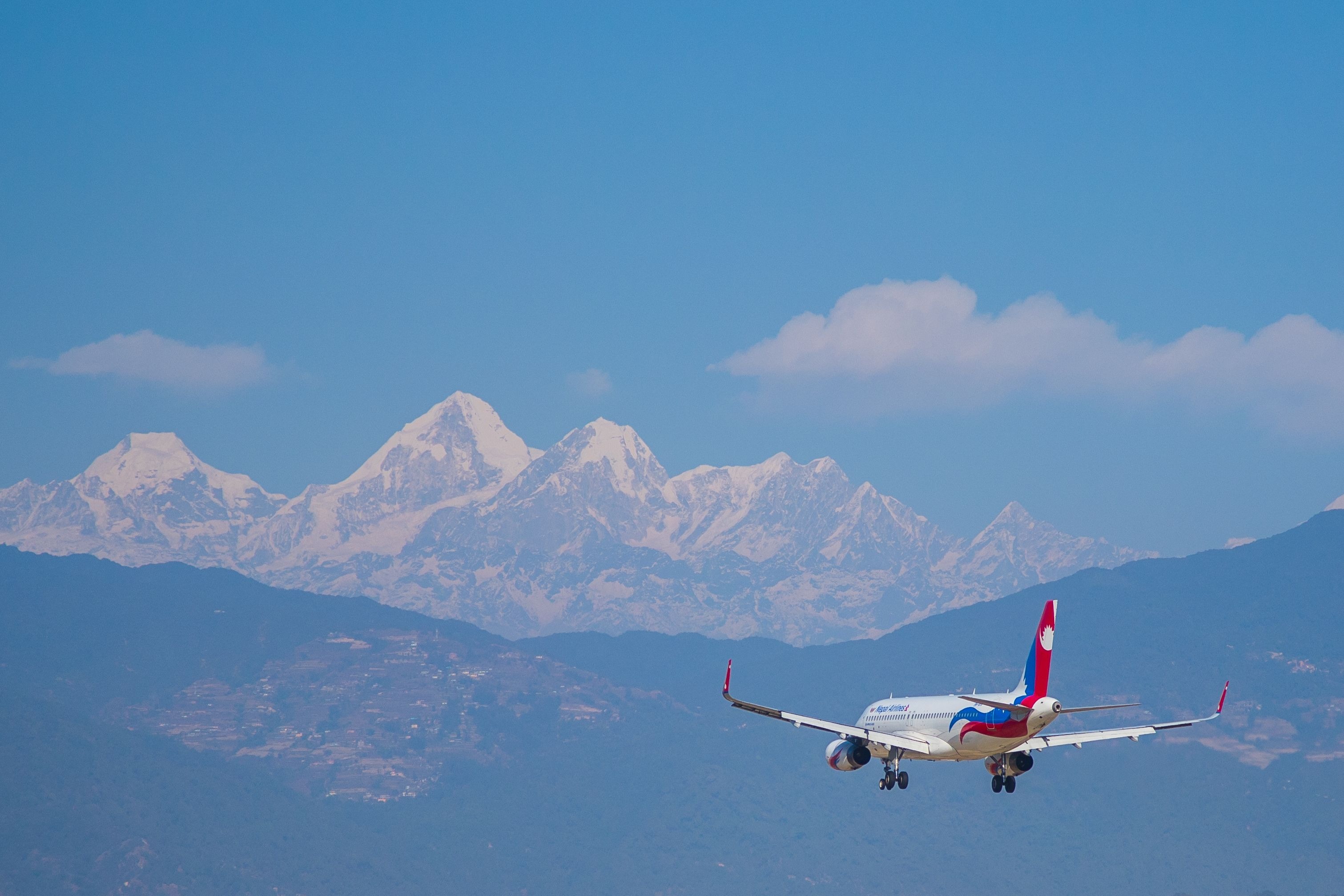 Flight to Pokhara  ( 822 meters)