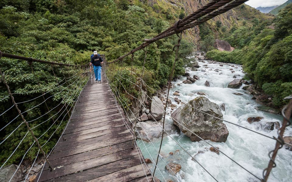 Trek from Pumphe Danda to Yamphuding(2080 m)